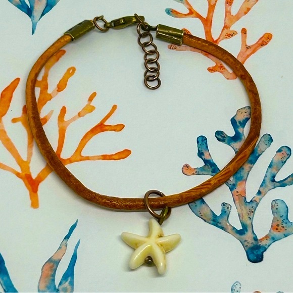 Handmade Sea Turtle & Starfish Bracelet Set! New in Box! - Picture 8 of 9